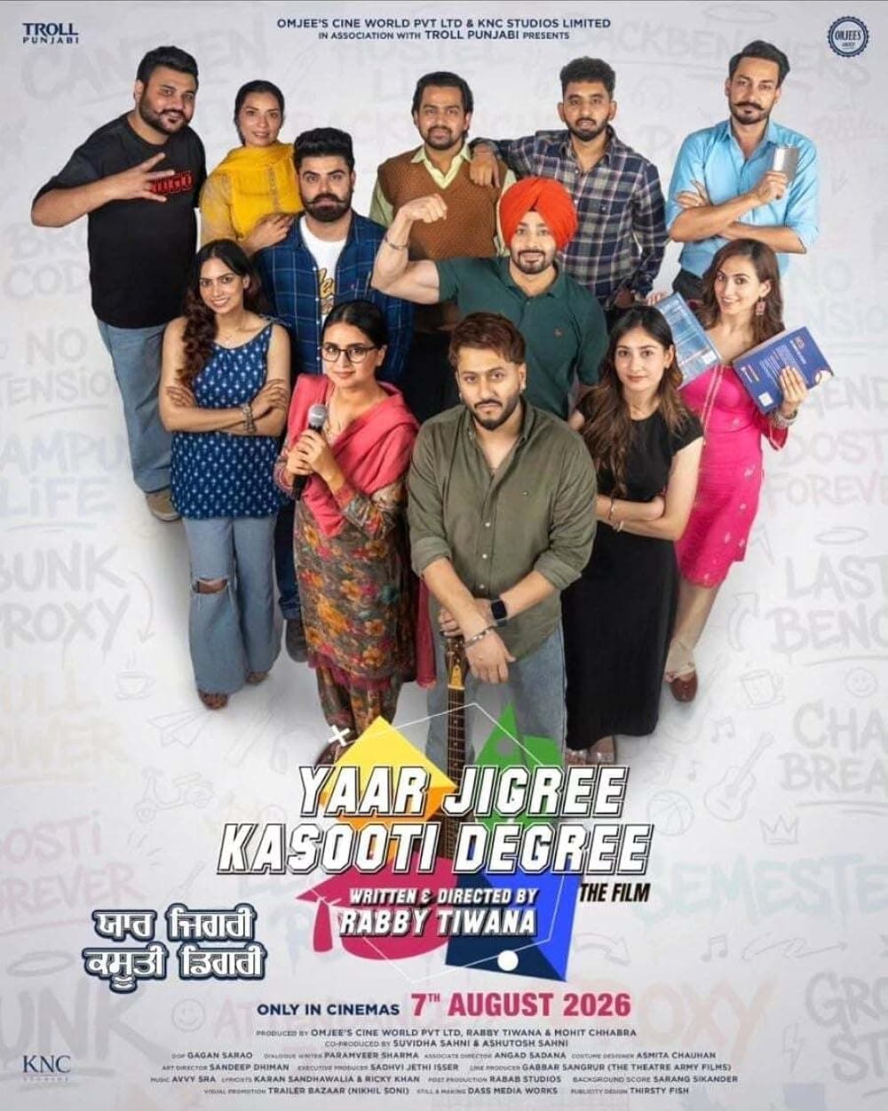 Yaar Jigree Kasooti Degree - The Film poster