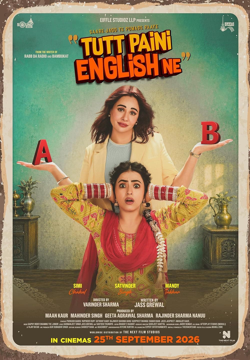 Tutt Paini English Ne poster