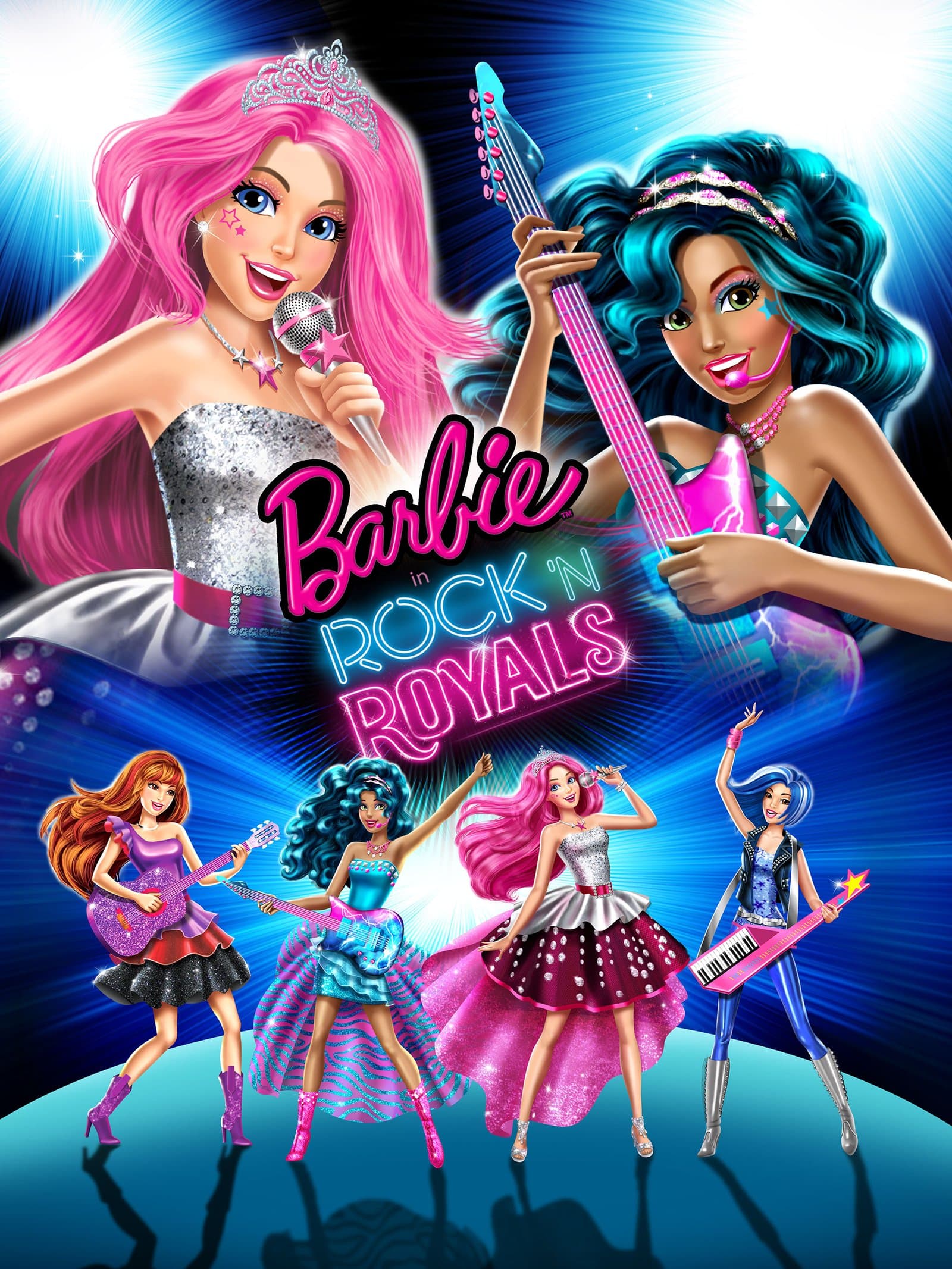Barbie in Rock 'N Royals poster