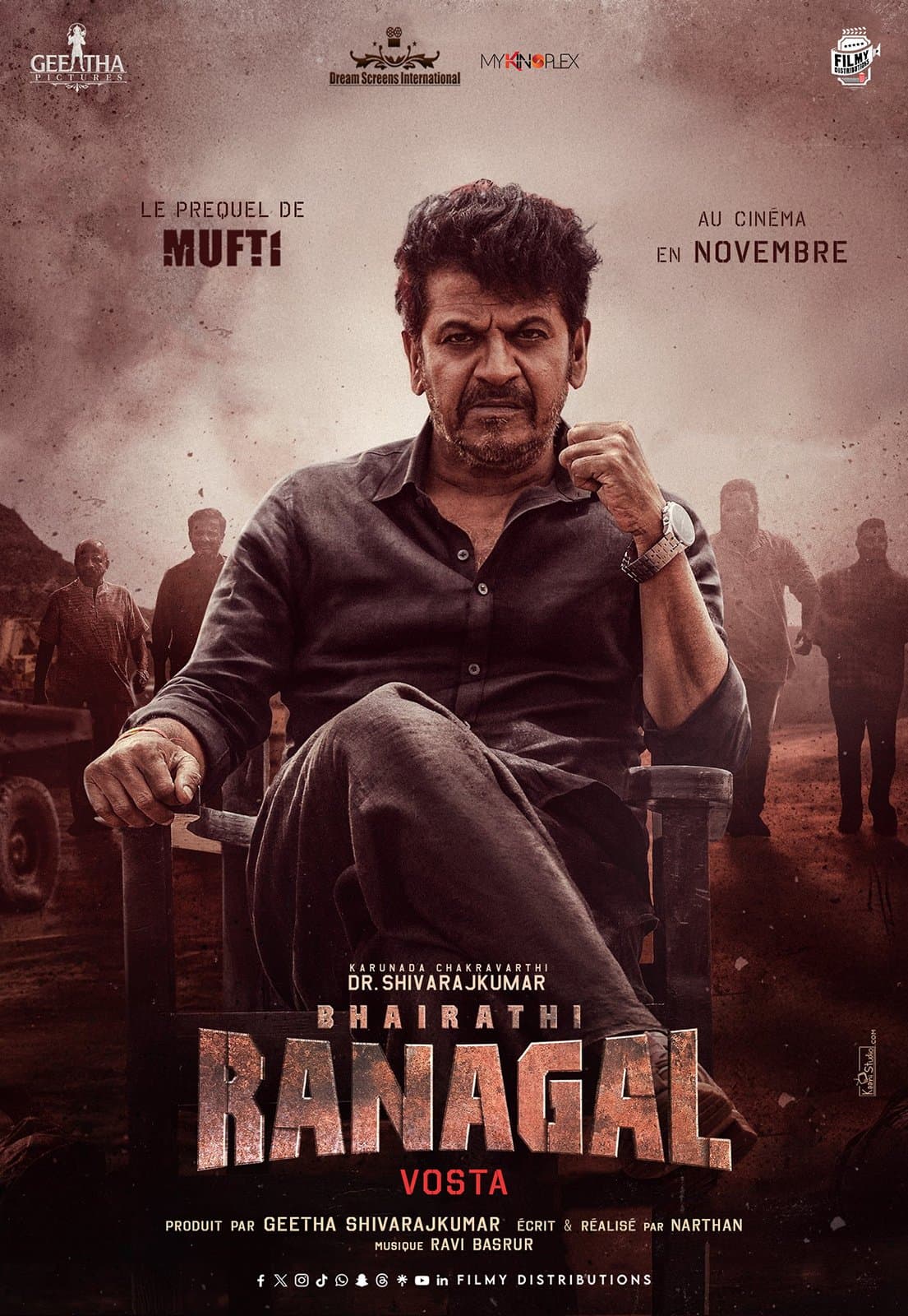Bhairathi Ranagal poster