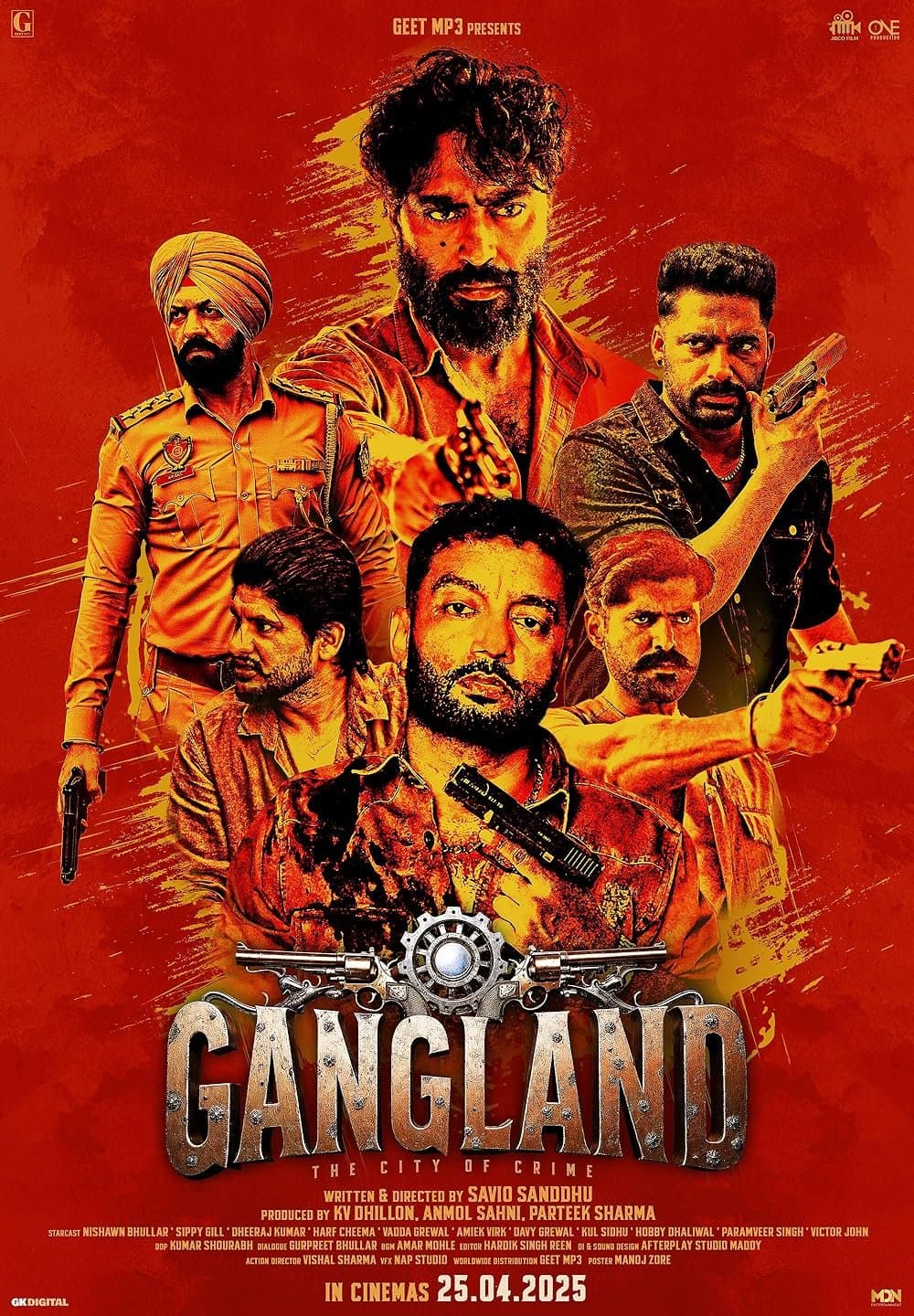 GANGLAND The City Of Crime poster