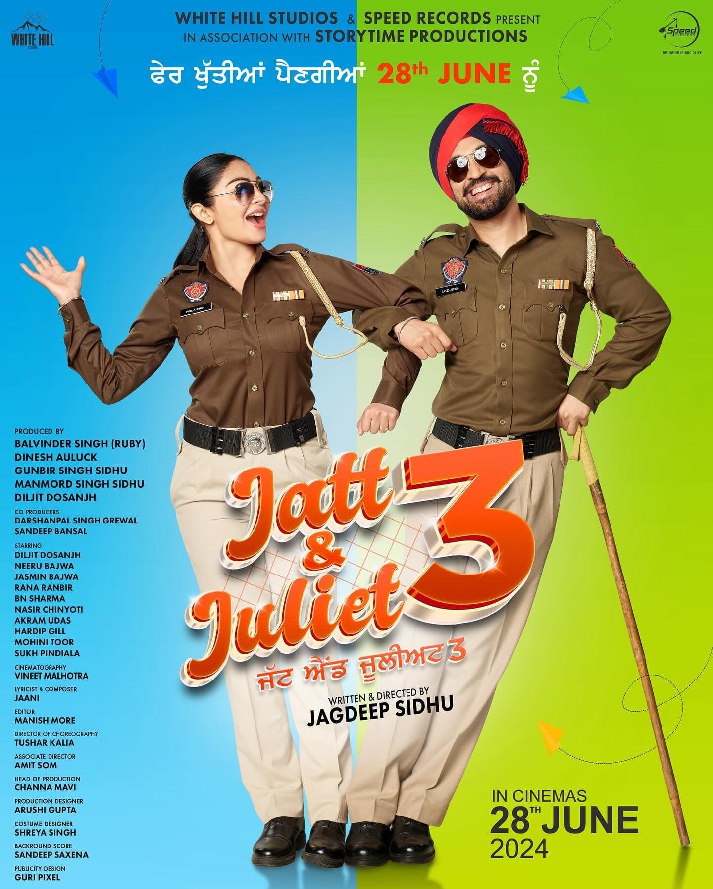Jatt & Juliet 3 poster