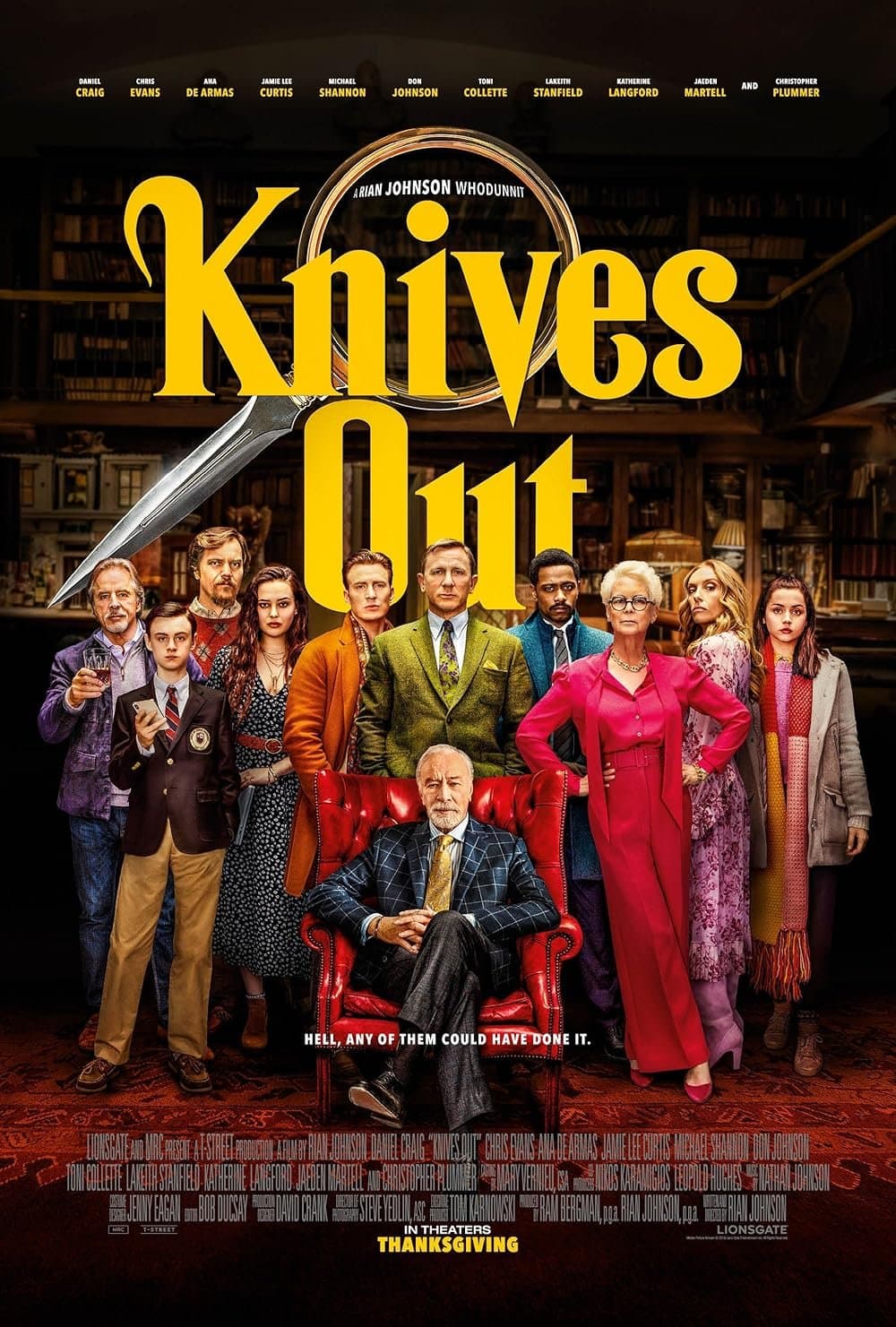 KNIVES OUT poster