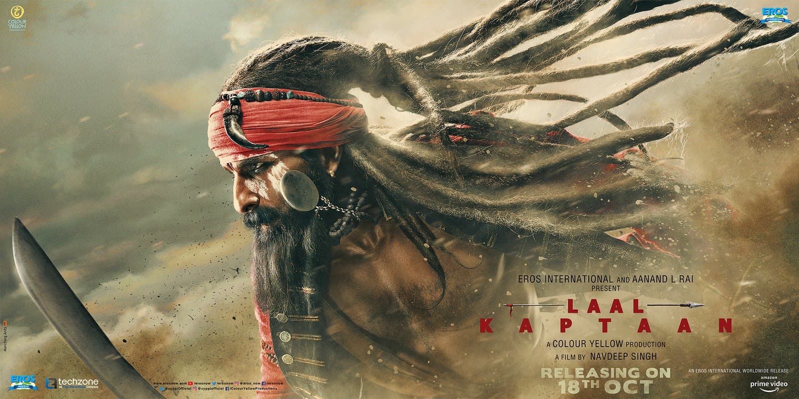 Laal Kaptaan poster