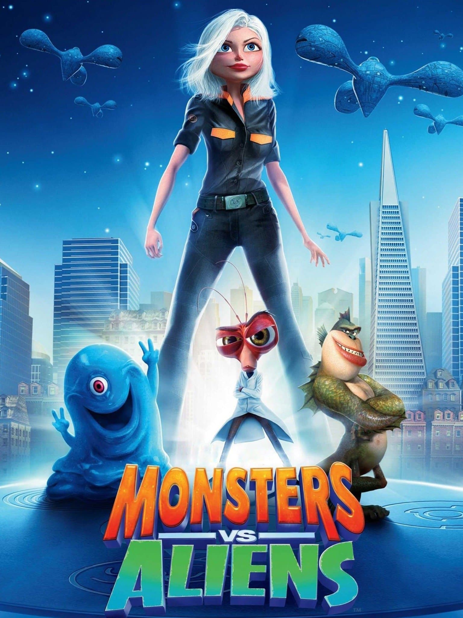 Monsters vs. Aliens poster