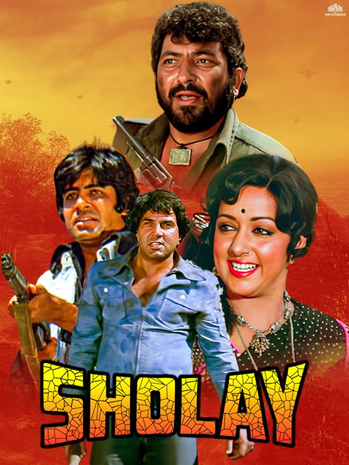 SHOLAY poster