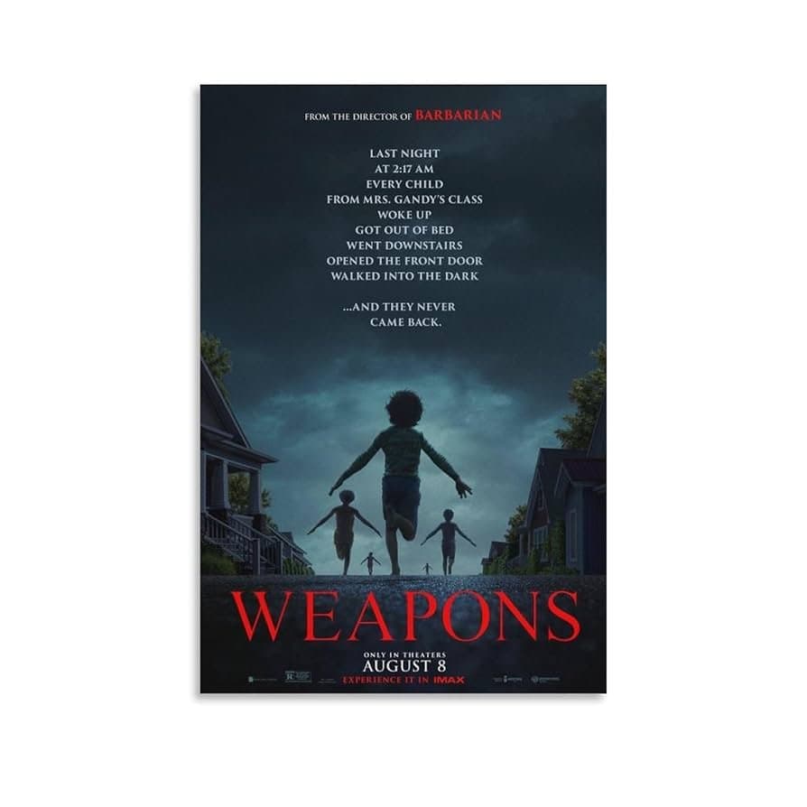 Weapons poster