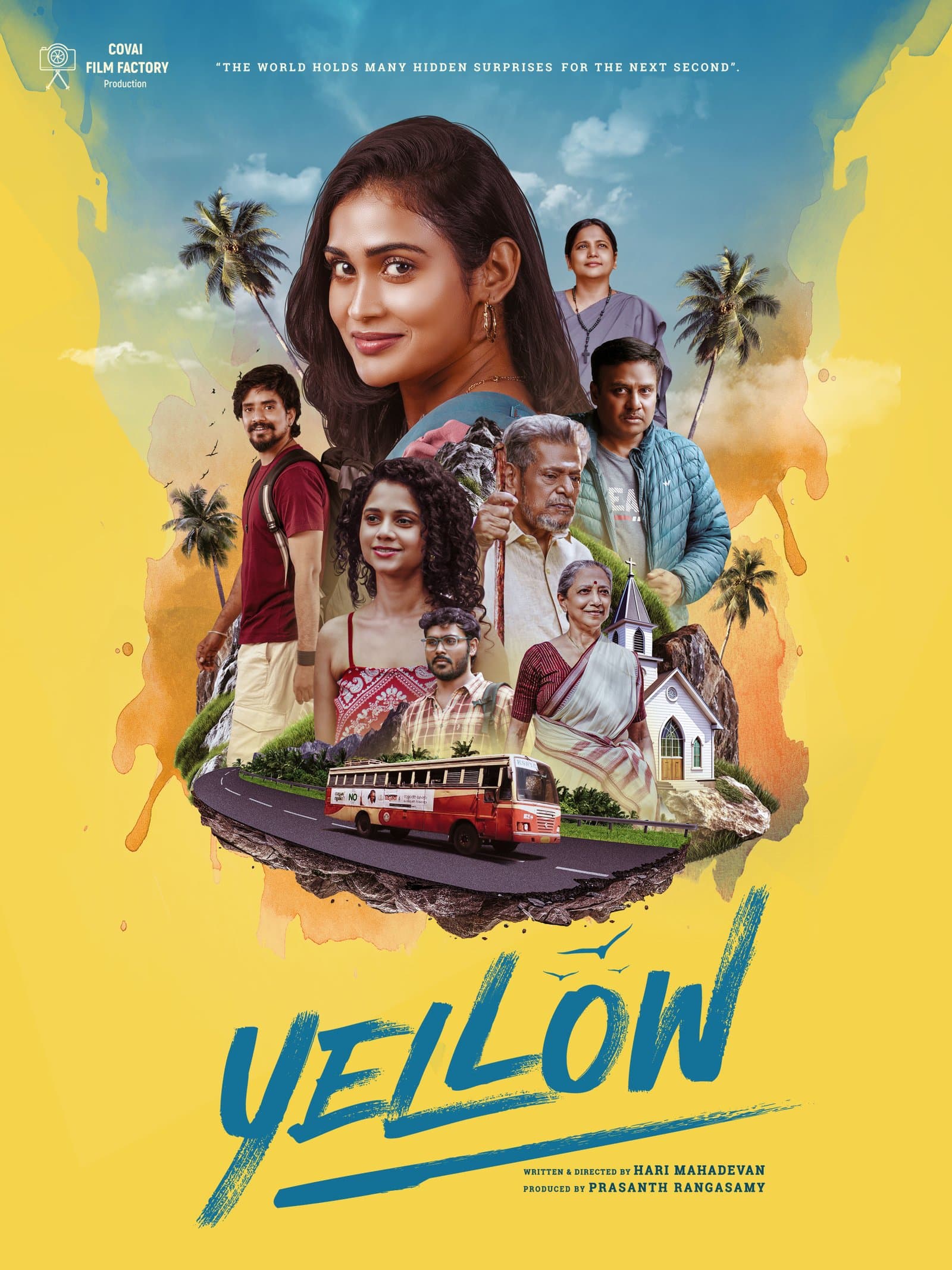 Yellow poster