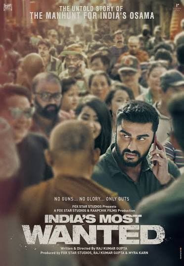 India's Most Wanted poster